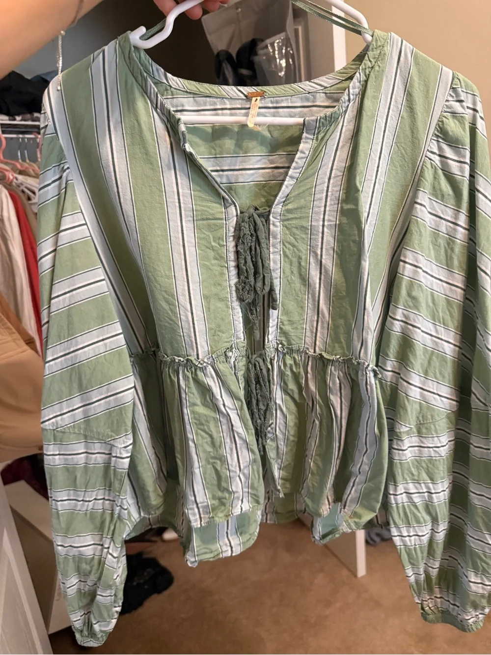 Free people Brunch Babe Blouse (S) Retail: $128